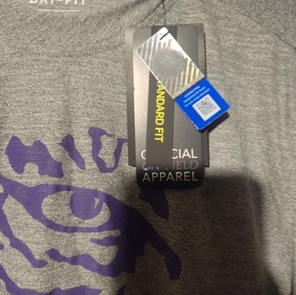 NIKE LSU TIGERS Official On Field Long Sleeve Size Medium CI5818-051 - Picture 3 of 6